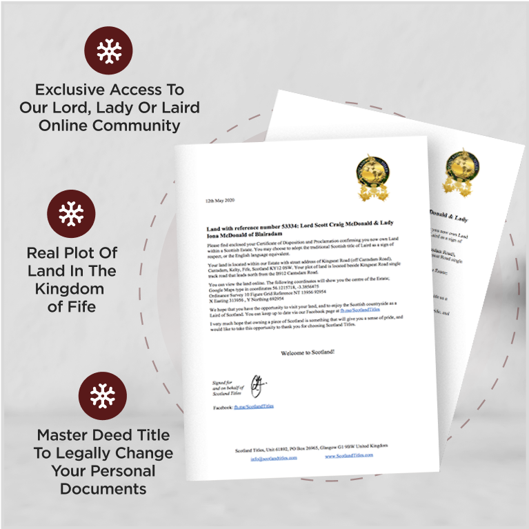 Scottish Title Pack with Land Ownership